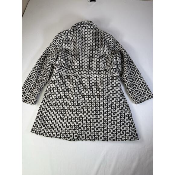 PARIS BLUES YK2 Check Window Plaid Woven Wool Blend Pea Coat Size XL - Picture 8 of 8